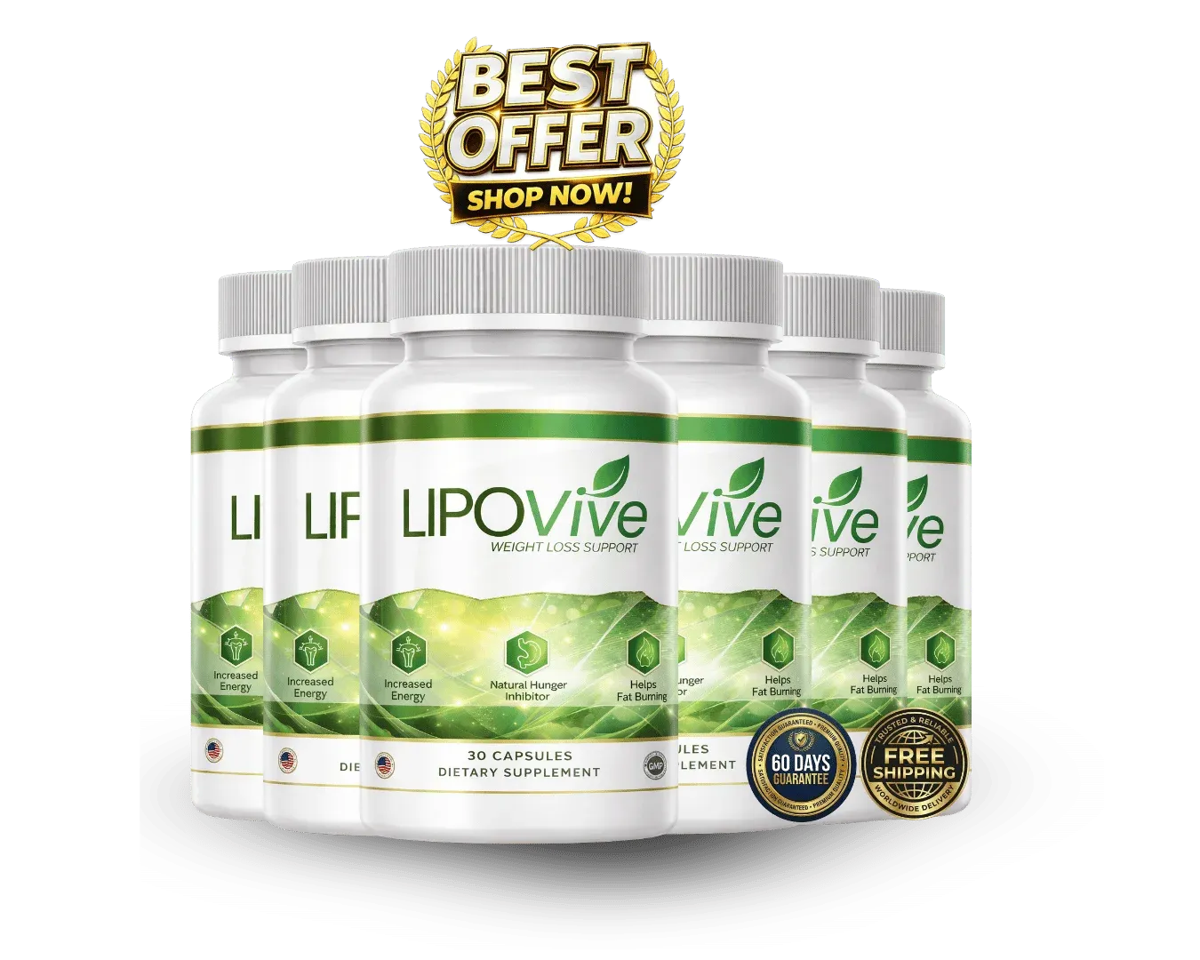6 Bottles LipoVive